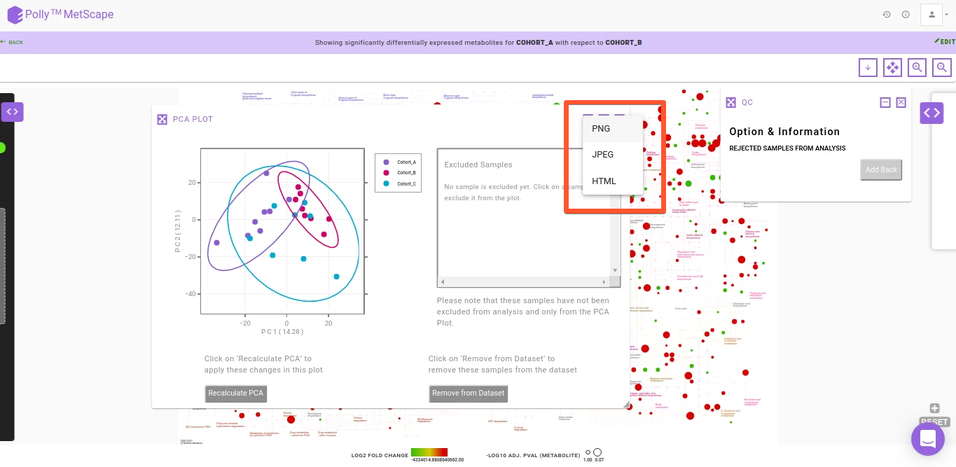 Download PCA Plot as an image